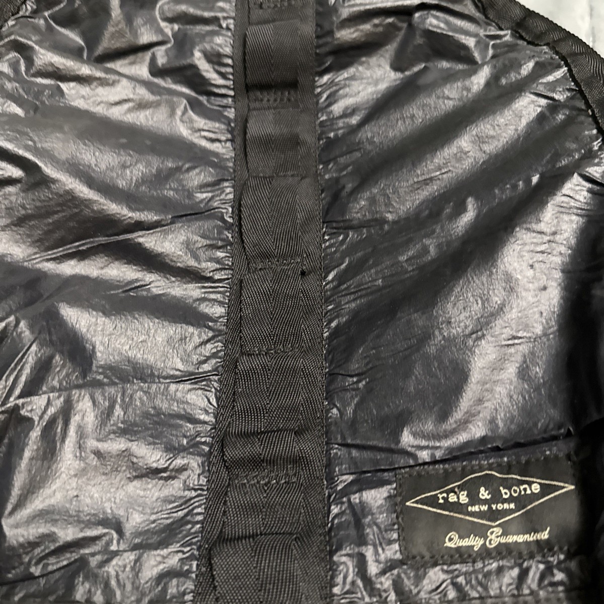 Rag & Bone New York Black Nylon Poly Backpack | eBay display picture 2