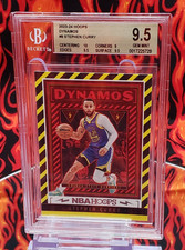 Warriors ~ Stephen Curry ~ 2023-24 Hoops Dynamos #9 Basketball Card [BGS 9.5 GM]