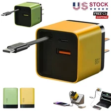 3 In 1 GaN Charger Scalable 80w Max Fast Charger Module With Type C & USB Ports⚡