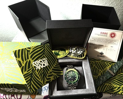 Zodiac Z09295 ltd.Pineapple Diver Full-SET COSC Chronometer NEU