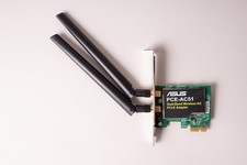 ASUS PCE-AC51 Wireless AC750 Dual Band PCI-E Express Adapter Untested