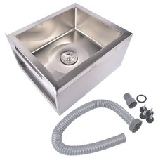 Commercial Mop Sink, Stainless Steel Mop Sink, Large Capacity, Versatile Design