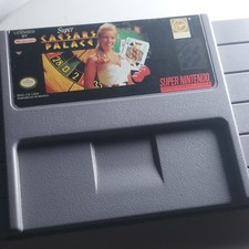 Super Caesars Palace (Nintendo SNES) Game Cartridge Casino & Cards NTSC-U/C d6