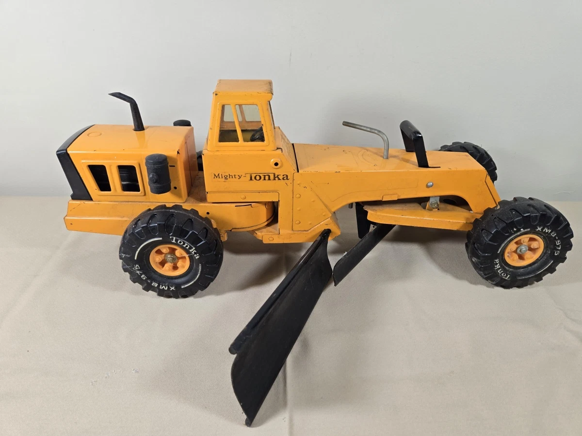 ポスラ? グレーダー ミニカー オレンジ （TONKA） ポスラ? グレーダー