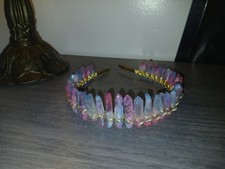 Pink And Blue Crystal Crown