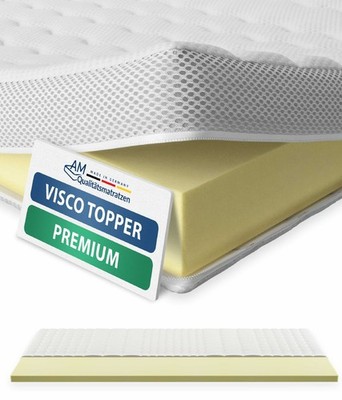 Premium Visco Topper Viscoschaum 90x200 100x200 140x200 160x200 180x200 200x200
