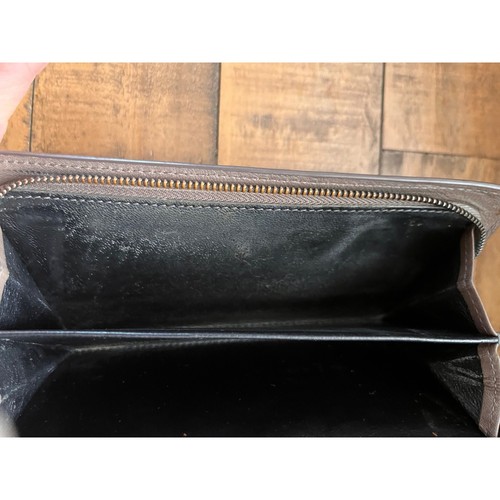 BOTTEGA VENETA Intreacciato Leather Continental Wallet Brown/Gray W/COA and Box - Picture 8 of 17