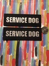 Service Dog Patch Reflective Extra Label Tag for Dog Harness Service Animal