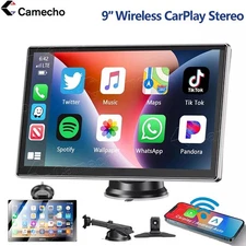 9" Portable Car Stereo Radio Wireless Apple Carplay/Android Auto Touch Screen