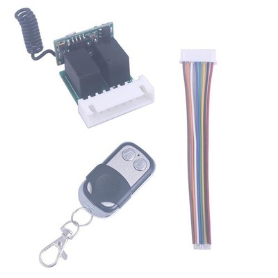 Mini 3.7V-12V 5V 6V 2 Channel Relay Remote Switch Wireless Remote Control Lea...