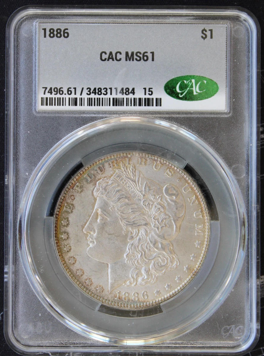 MS 61 Graded 1886 Year Morgan US Dollars (1878-1921) for sale | eBay