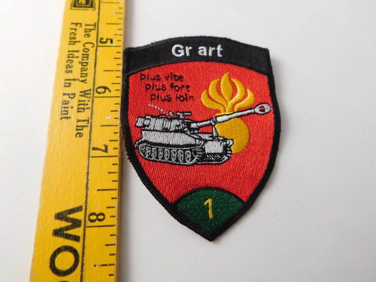 SWILL MILITARY ARTILLERIE GROUPE 1 PATCH M109 SELF PROPELLED HOWITZER