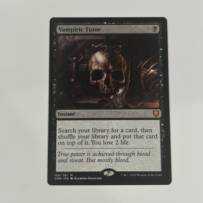 Vampiric Tutor Magic: The Gathering Commander Legends Card 156/361 Rare Instant