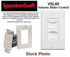 SpeakerCraft - Slide Volume Control Switch Kit ASM90173W - BONE, NIB