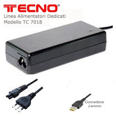KOMPATIBLES NETZTEIL TECNO NOTEBOOK LENOVO 45W 20V 2,25A RECHTECKIG 7018