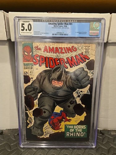 Amazing Spider-Man 41 (1966) CGC 5.0 CONSERVED