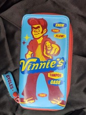 VINNIES TAMPON CASE  ZIP CLOSURE RETRO YOUTH ...