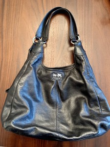 coach madison maggie leather shoulder bag
