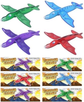 DINOSAURIER GLEITER Flugzeuge Kindergeburtstag Party Gastgeschenke Beute Beutel Füllung