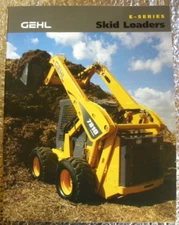 Factory Dealership Spec Brochure GEHL 2006 Skid Loaders E-series  15 pages