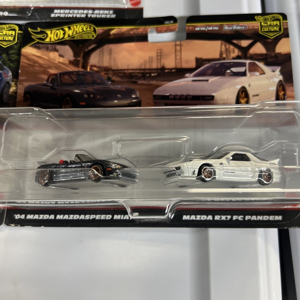 Hot Wheels Premium Car Culture Twin Pack Ford / Mazda / Toyota Full