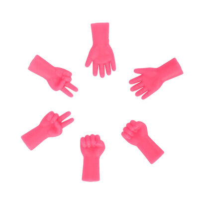 6Pcs Needles Anti-Shedding Cap Rock Paper Scissors Useful for Knitting Crafting 