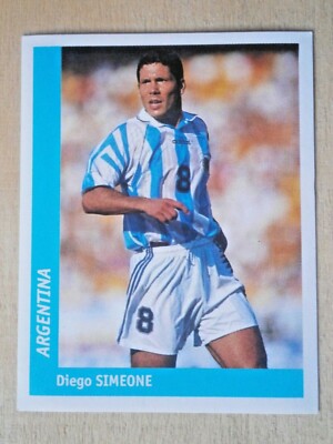 DIEGO SIMEONE #334 WC FRANCE 98 DS PANINI STICKER | eBay