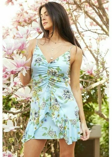 Heart Floral Mini Dress 