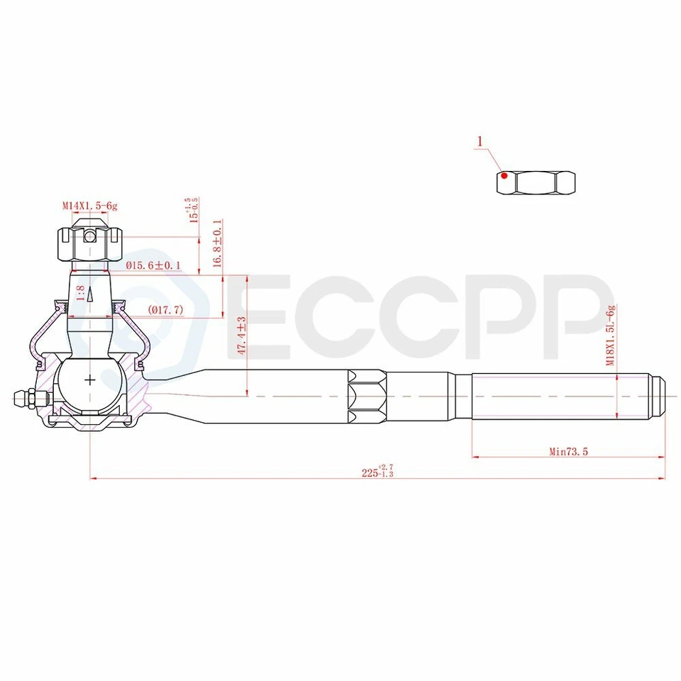 Kit de suspensión de brazos de control inferiores superiores delanteros 2x2 para Ford F-150 F-250 Foto 4 de 4