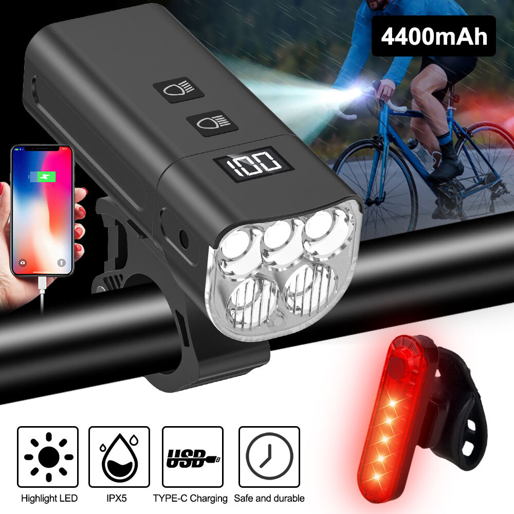 Tail Light Front Light Best Cycling Lights For Winter 50000LM
