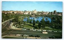 1958 LOS ANGELES CALIFORNIA MacARTHUR PARK OLD CARS AERIAL VIEW POSTCARD P2928 1958 LOS ANGELES CALIFORNIA MacARTHUR PARK OLD CARS AERIAL VIEW POSTCARD P2928