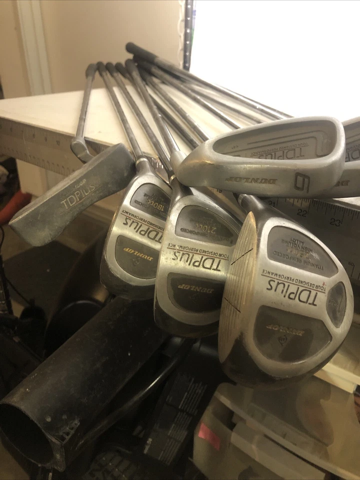 Dunlop TD Plus Ladies Flex Golf Clubs 3 Woods 7 Irons, Putter, RH - Image 3 of 4