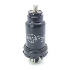 RCA Vintage Vacuum Tube Model 6B8 Metal For Radios Amplifiers Audio Valve Tested