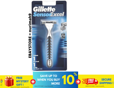 Gillette Sensor Excel Razor Twin Blades Manual