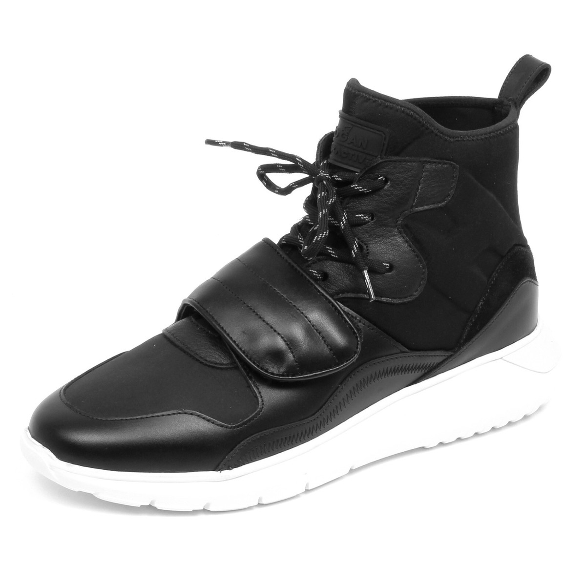 F7218 sneaker uomo black HOGAN H371 shoe man