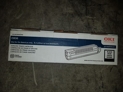 Genuine Oki 44059112 Black Toner Cartridge C830 BNIB