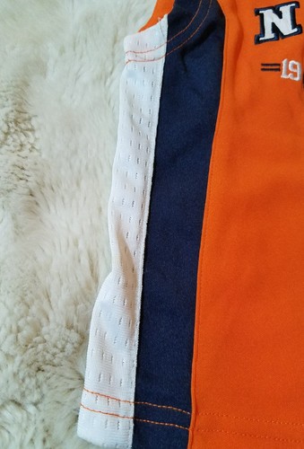 *NIKE Baby Boy's Orange, White & Navy Sleeveless Active Shirt Size 12 Months - Picture 4 of 7