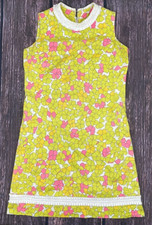 VTG Lilly Pulitzer The Lilly Early Generation 1960s 100 Cotton Shift Dress EUC