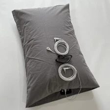 10% Silver Grounding Pillowcase Conductive Earthing Pillow Cover  for King Queen