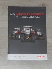 STEYR Traktoren Baureihen Prospekt, PLUS Serie Traktoren Poster ( STEYR 166 )