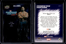 2022 Upper Deck Marvel Allure Character Poster Dave Bautista Drax #CP-7