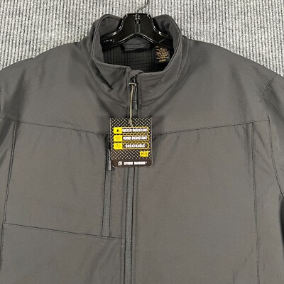 Caterpillar CAT Grid Fleece Softshell Jacket Coat Mens 2XL XXL