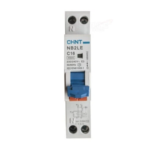 CHINT RCBO 6kA 10A 16A 20A 25A 32A 40A Circuit Breaker 1 Pole +N - Picture 3 of 8