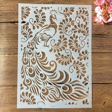 1pc Mandala Peacock Layering Stencils Embossing Decorative Templates Scrapbook M