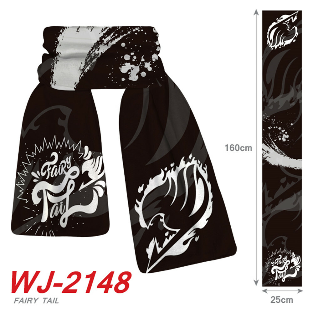 Anime Printed FAIRY TAIL Unisex Warm Long Scarf Wrap Shawl Cosplay