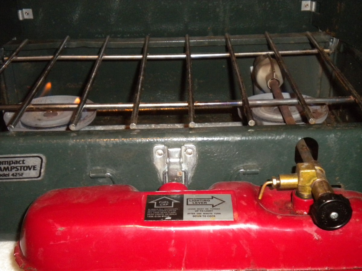 Coleman 2 Burner Camp Stove Model 425F Dated 2/92 | eBay