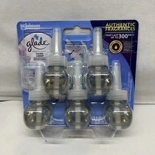 PlugIns Refill 5 ct, Clean Linen, 3.35 FL. oz. Total, Scented Oil Air Freshener 