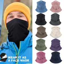 Winter Fleece Face Mask Scarf Neck Warmer Gaiter Ski Snowboard Windproof Bandana