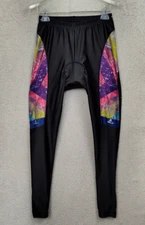 Aipeilai Cycling Pants XXL Black Pull On Compression Padded Seat Zip Leg Ankle