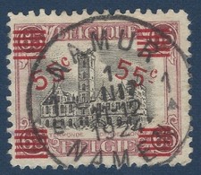 1921 BELGIUM 55C STAMP #143 WITH 1924 NAMUR NAMEN SON POSTMARK CANCEL